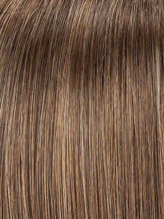 8RH14 HOT COCOA | Medium Brown with 33% Medium Natural Blonde Highlights