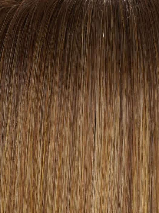 14/26S10 SHADED PRALINES N' CRÈME | Medium Natural-Ash Blonde and Medium Red-Gold Blonde Blend, Shaded with Light Brown