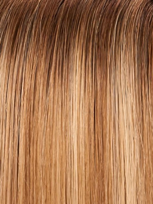 12FS8 SHADED PRALINE | Light Gold Brown, Light Natural Gold Blonde and Pale Natural Gold-Blonde Blend, Shaded with Medium Brown