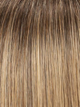 24B18S8 SHADED MOCHA | Medium Natural Ash Blonde and Light Natural Golden Blonde Blend, Shaded with Medium Brown