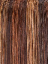 FS6/30/27 Toffee Truffle | Brown, Medium Red-Gold, Medium Red-Gold Blonde Blend with Medium Gold Blonde Bold Highlights