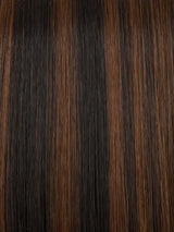 FS4/33/30A MIDNIGHT COCOA | Dark Brown, Medium Red, Medium Natural Red Blonde/Brown Blend with Medium Natural Red Blonde/Brown Blend Bold Highlights