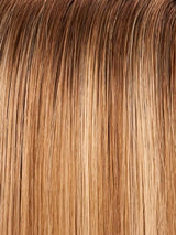 12FS8 SHADED PRALINE | Light Gold Brown, Light Natural Gold Blonde & Pale Natural Gold-Blonde Blend, Shaded with Medium Brown